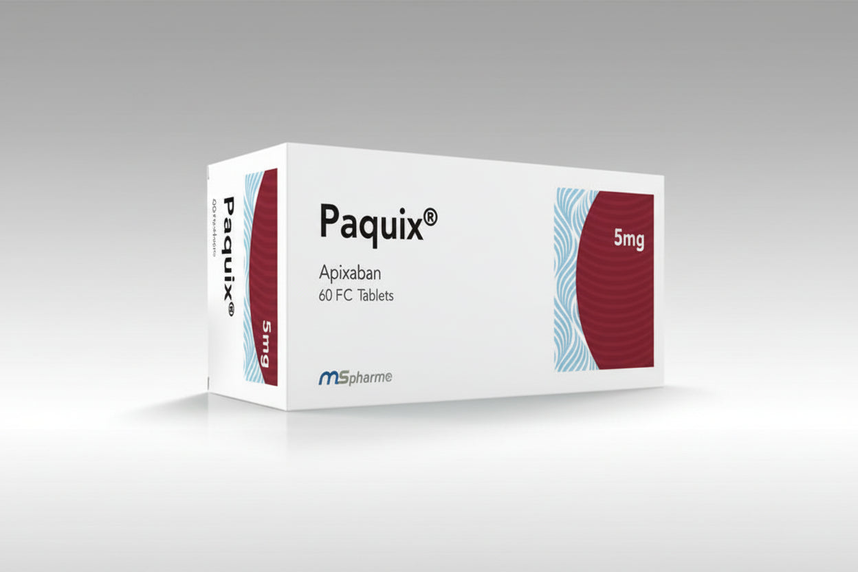 PAQUIX® 5 MG (60 Tablets) – Apixaban Anticoagulant Therapy