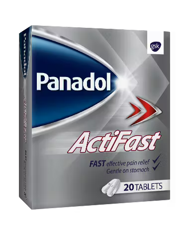 Panadol Actifast 500mg fast pain relief paracetamol tablets-health boutique Jordan