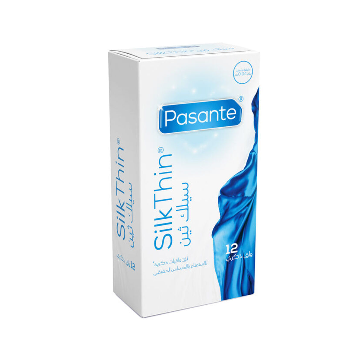 Pasante Silk Thin Lubricated Latex Condoms - 12 Pack