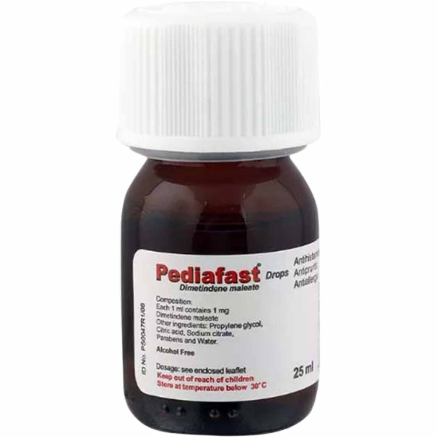 Pediafast syrup 120 ml dimetindene maleate antihistamine allergy relief medication