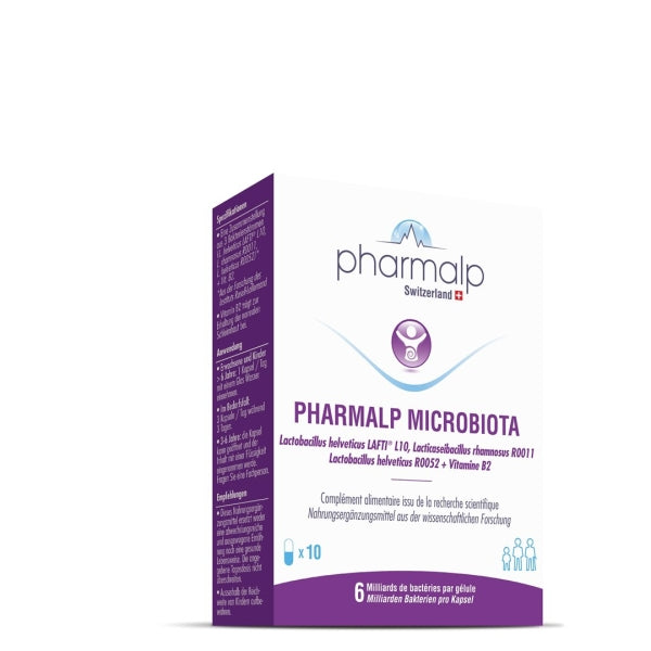 Pharmalp Microbiota probiotic capsules – digestive and gut microbiota support supplement