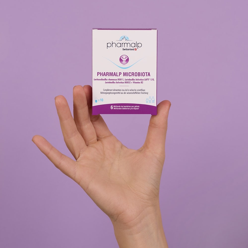 Pharmalp Microbiota probiotic capsules – digestive and gut microbiota support supplement