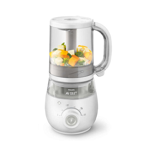 Philips Avent 4-in-1 Healthy Baby Food Maker SCF875/01 for steaming and blending baby meals - Health Boutique Jordan