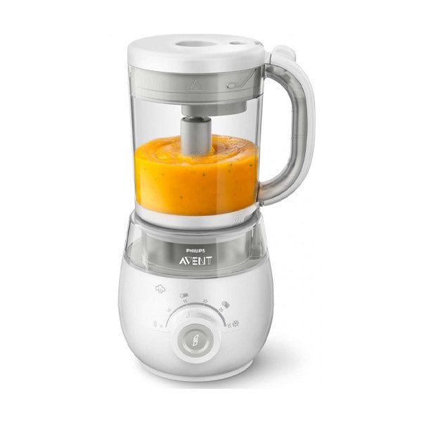 Philips Avent 4-in-1 Healthy Baby Food Maker SCF875/01 for steaming and blending baby meals - Health Boutique Jordan