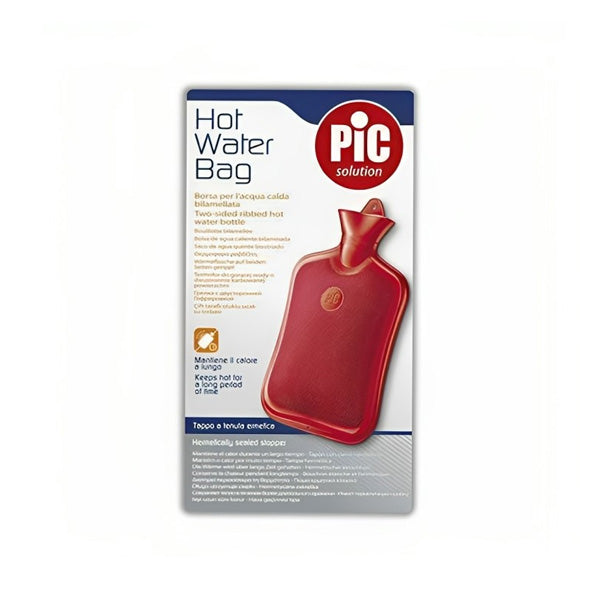 Pic Solution Premium Hot Water Bag - Soothing Pain Relief & Natural Warmth (Cover Not Included)