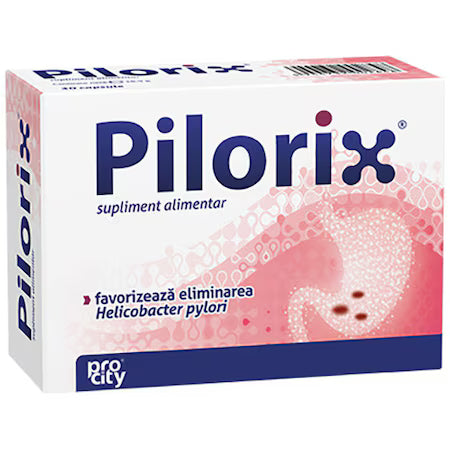 Pilorix capsules lactobacillus reuteri DGL licorice calcium carbonate digestive support acidity heartburn gut health supplement Health Boutique