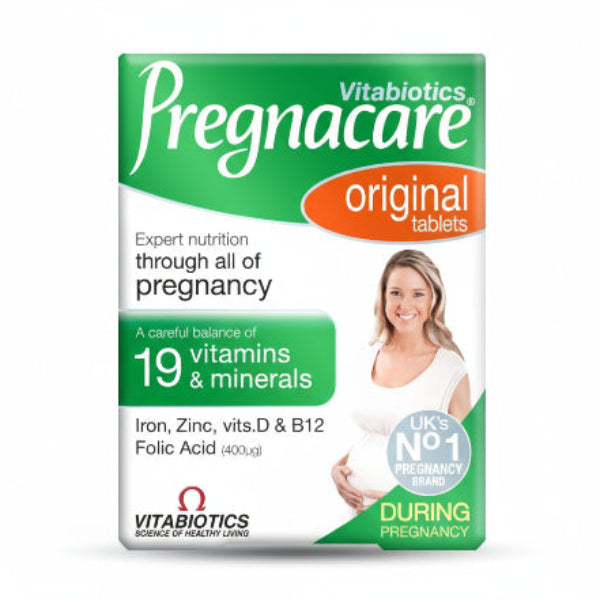 Vitabiotics Pregnacare® Original prenatal vitamins folic acid iron pregnancy tablets Health Boutique