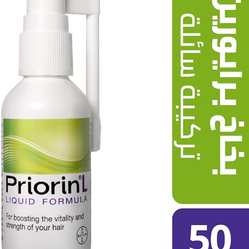 Priorin Hair Growth Lotion 50ml – anti-hair loss and hair strengthening formula, available at HealthBoutiqueJo.com with fast delivery to Jordan & GCC.