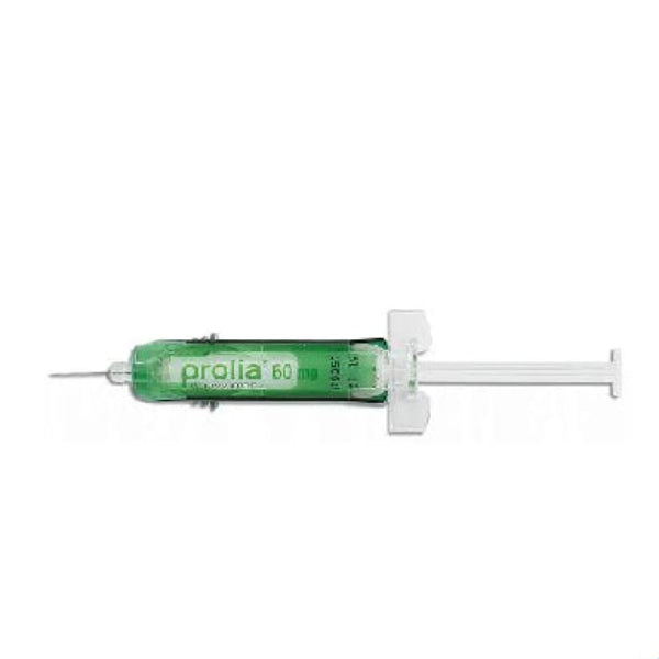 Prolia 60 mg per ml solution for injection denosumab prefilled syringe osteoporosis treatment