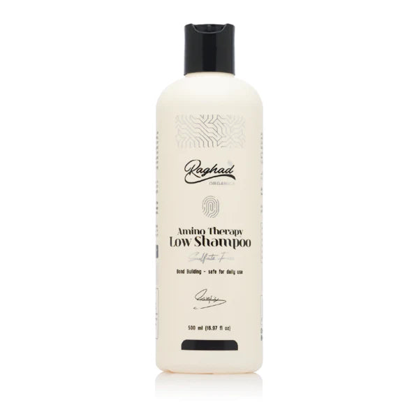 Raghad Organics Amino Therapy Low Shampoo 500ml sulfate free moisturizing shampoo with argan oil Health Boutique