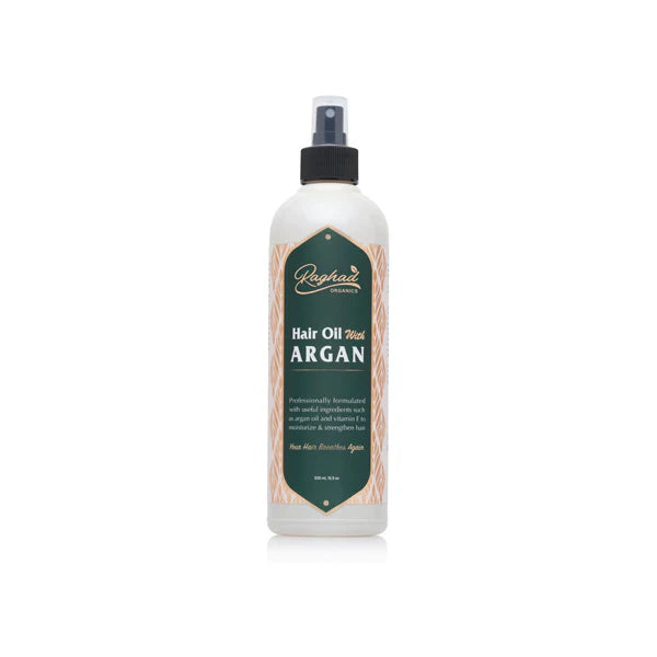 Raghad Organics Argan Hair Oil 500ml nourishing hair oil for dry frizzy hair with argan oil Health Boutique