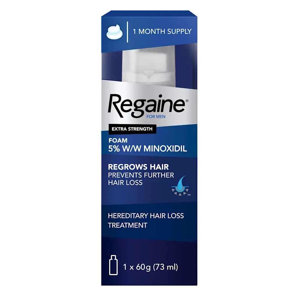 Regaine For Men Extra Strength Scalp Foam 73ml minoxidil hair loss treatment-health boutique Jordan