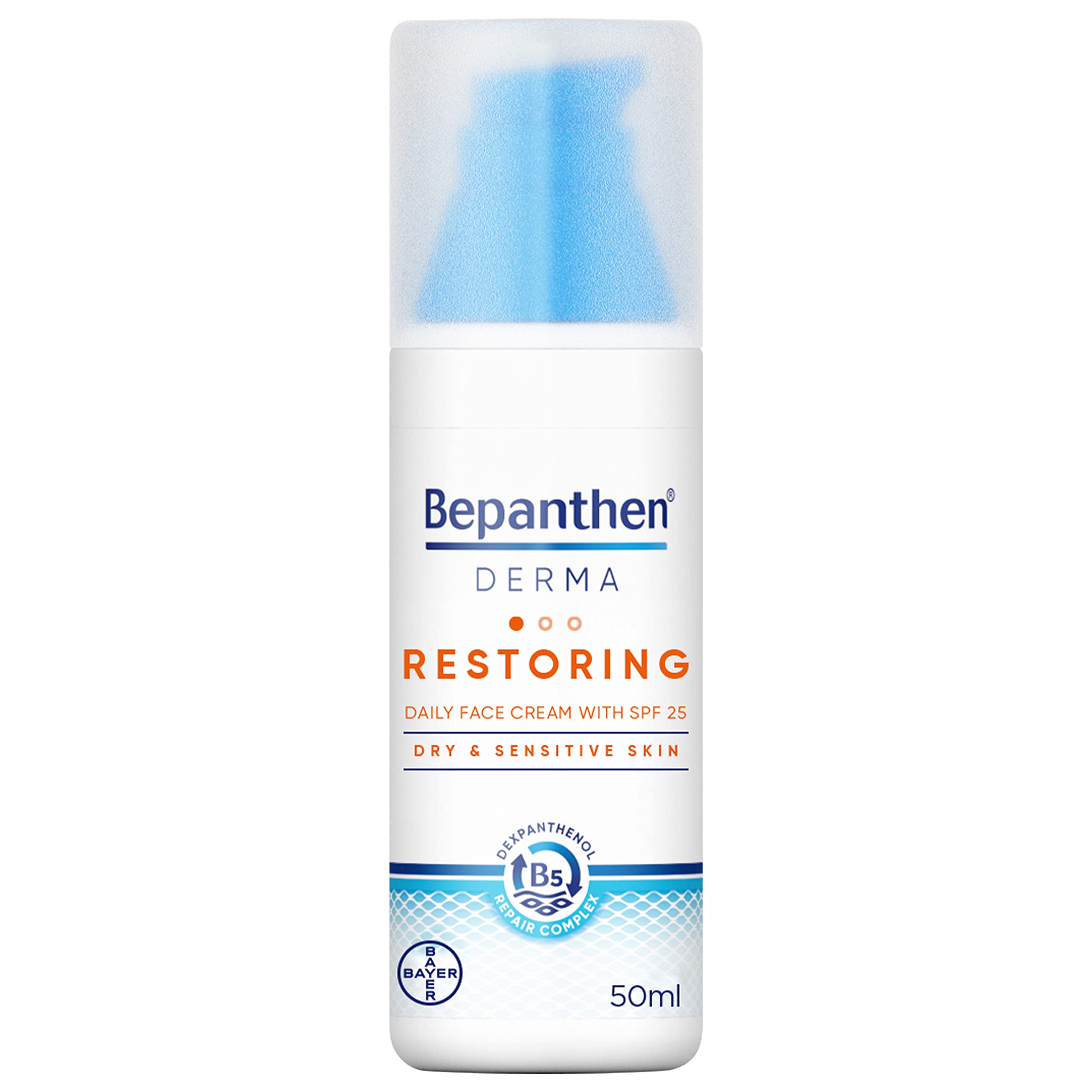 Restoring Daily Face Cream with SPF25 50ml - Bepanthen