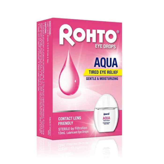 Rohto Aqua eye drops 13 ml refreshing hydrating eye care solution