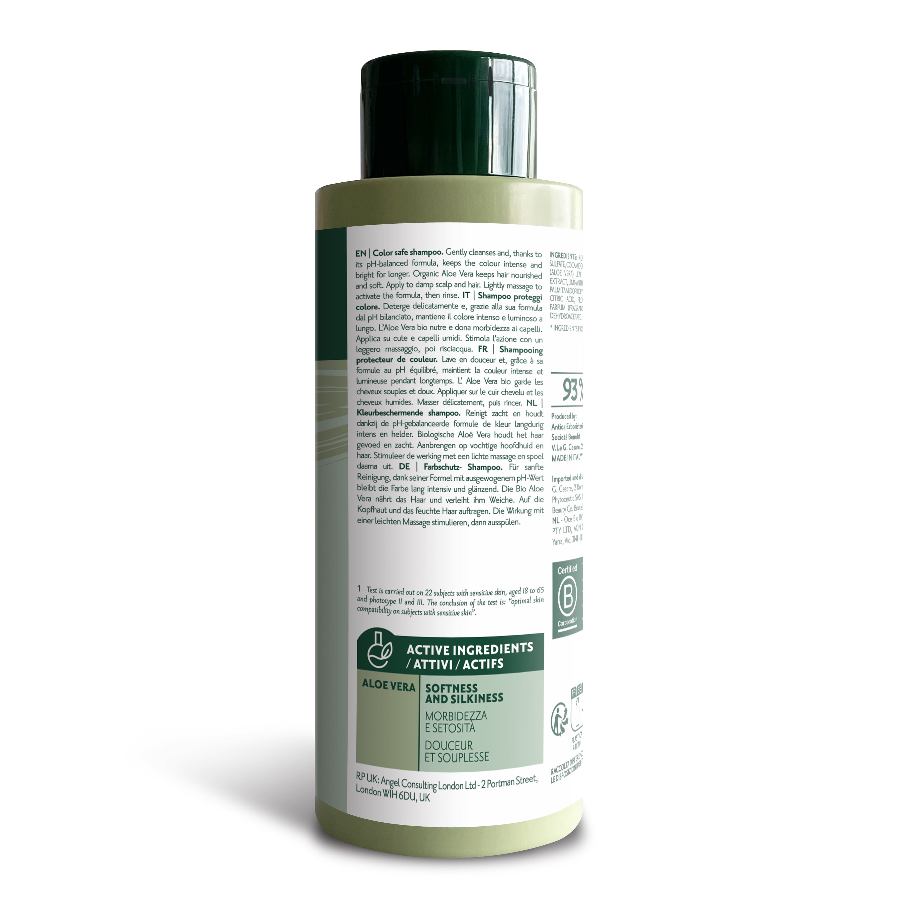 Herbatint Color Safe Shampoo for Long-Lasting Colour Protection, 260 ml