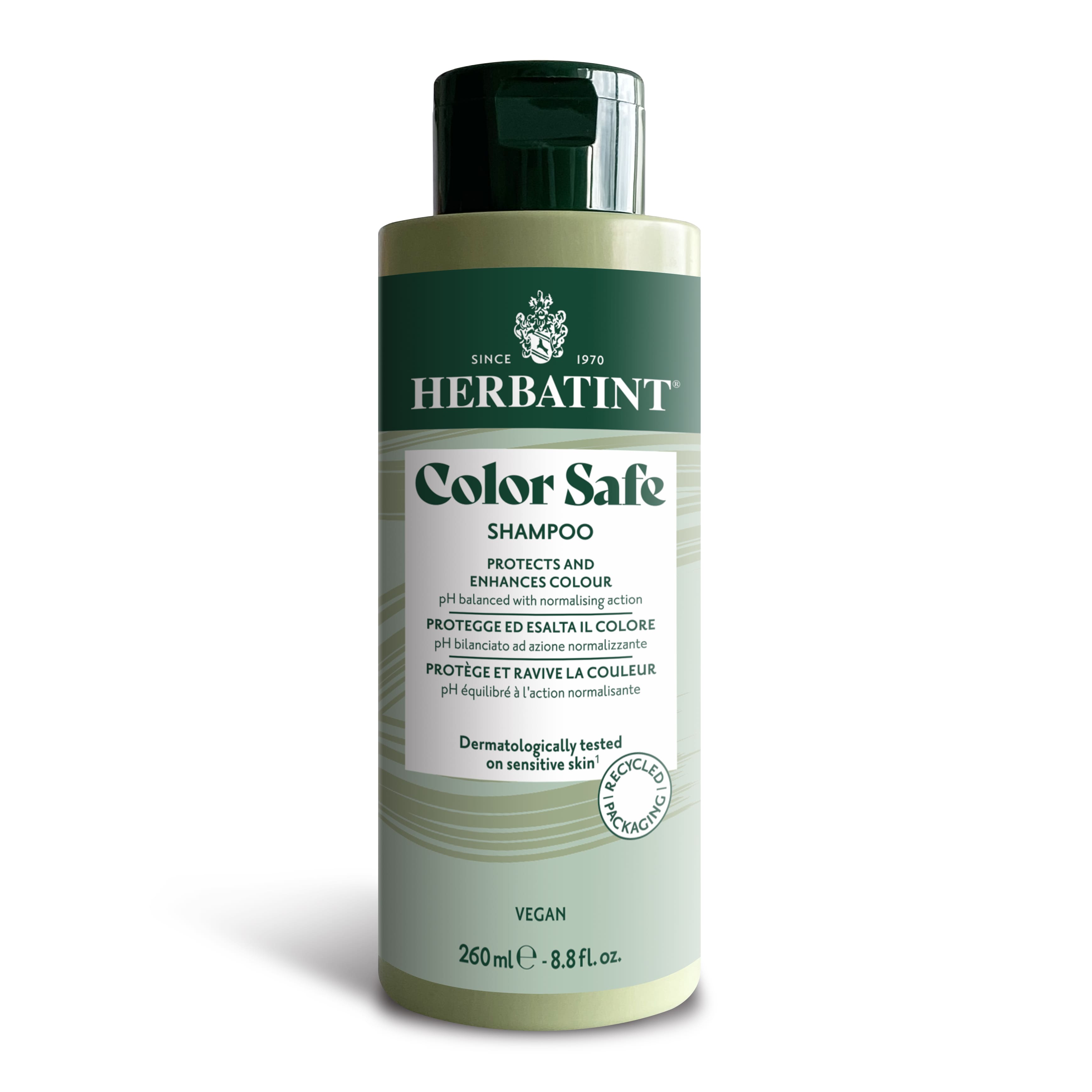 Herbatint Color Safe Shampoo for Long-Lasting Colour Protection, 260 ml