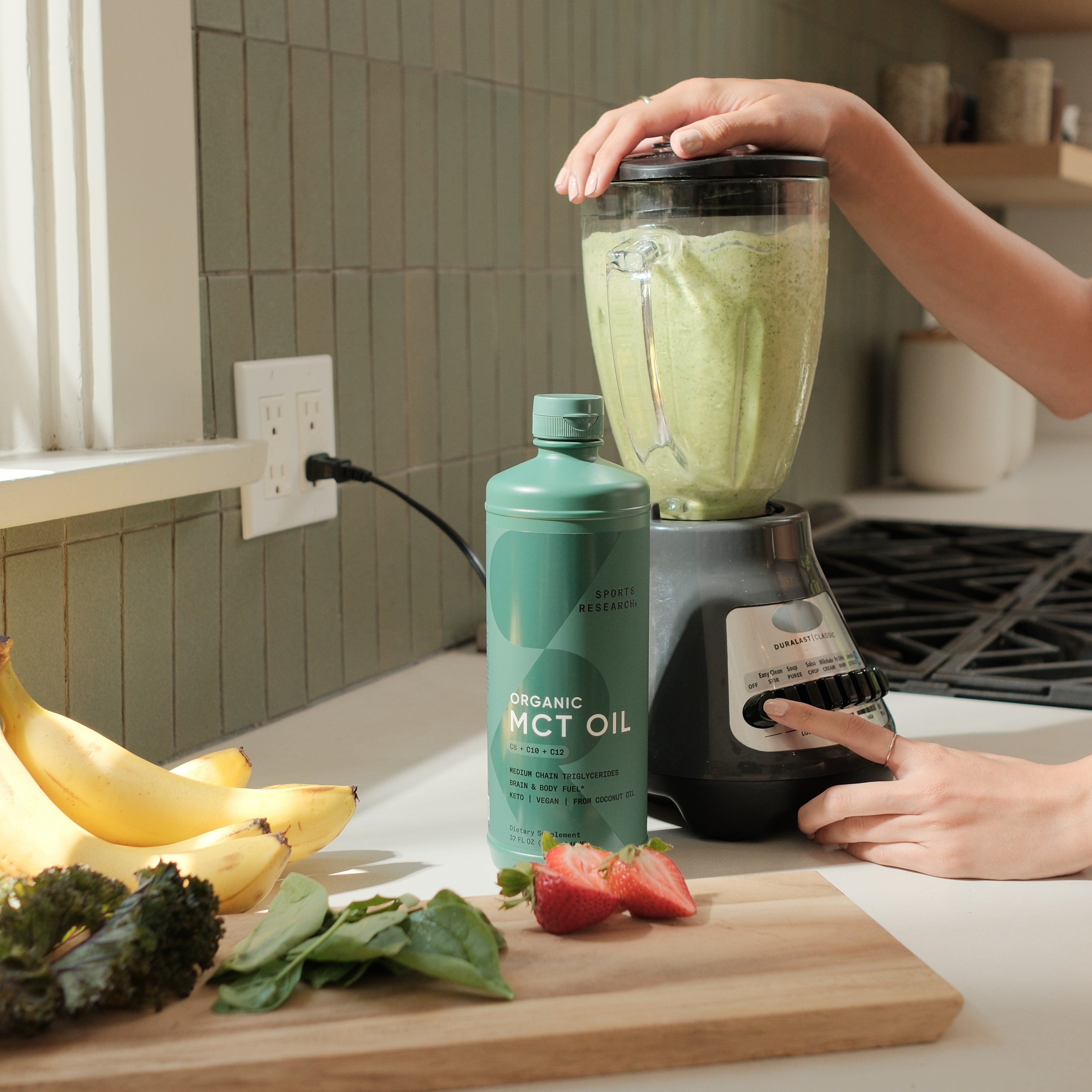 Sports Research Organic MCT Oil Keto C8 473 ml medium chain triglycerides-health boutique -jordan