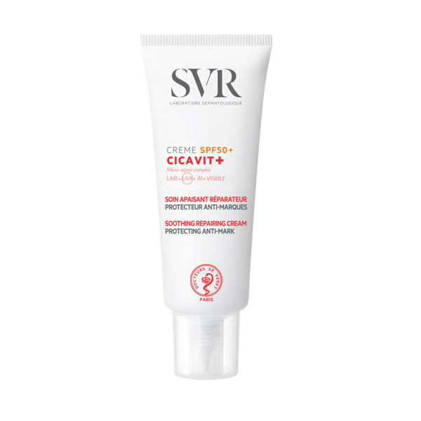 Svr Cicavit Spf50+ 40ml 7x Faster Repairing & Protecting Care + Free Cicavit+ Cream Repairing Sachets 2ml*10