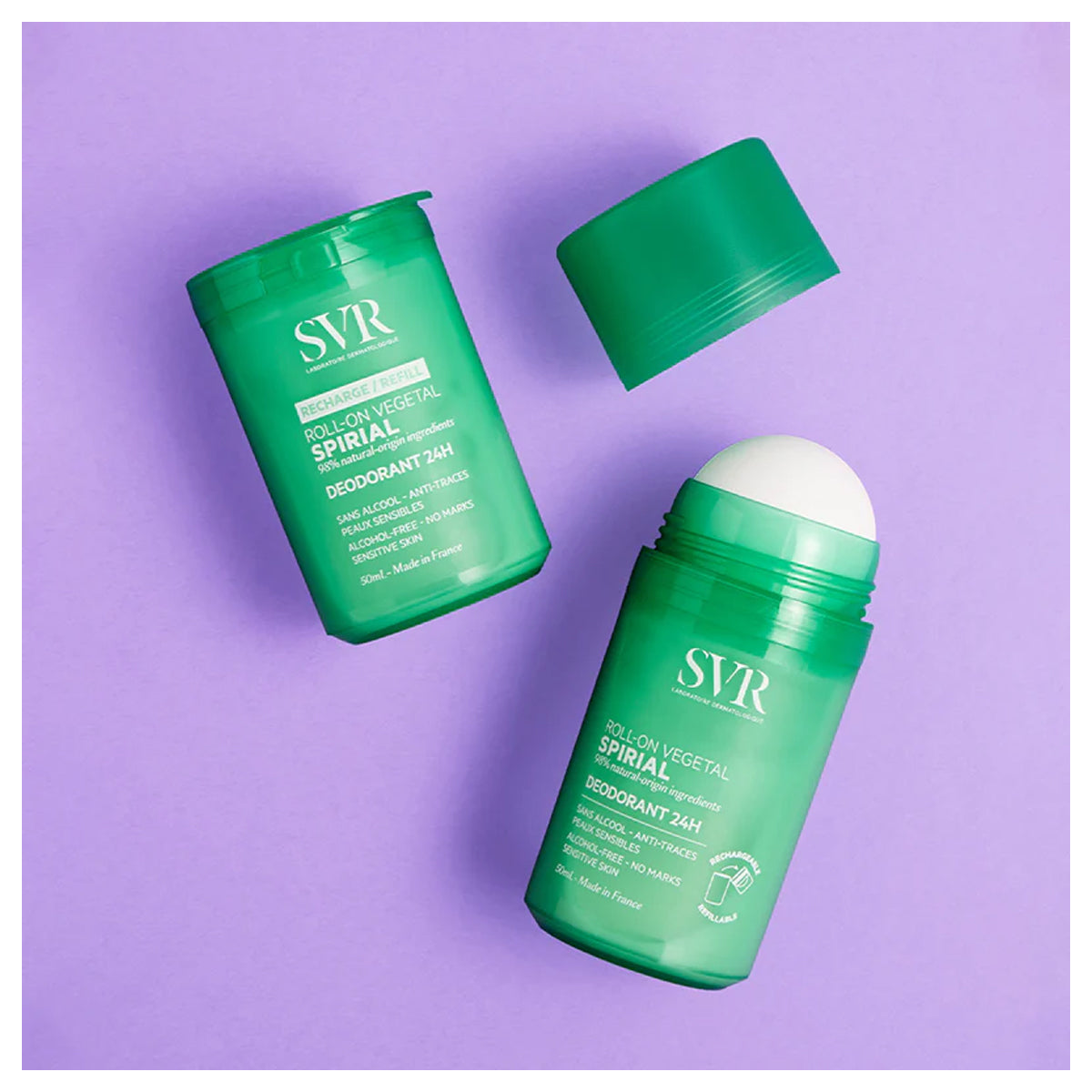 SVR Spirial Vegetal Roll On Deodorant Bamboo Extract Sage Extract 50ml Sensitive Skin Health Boutique