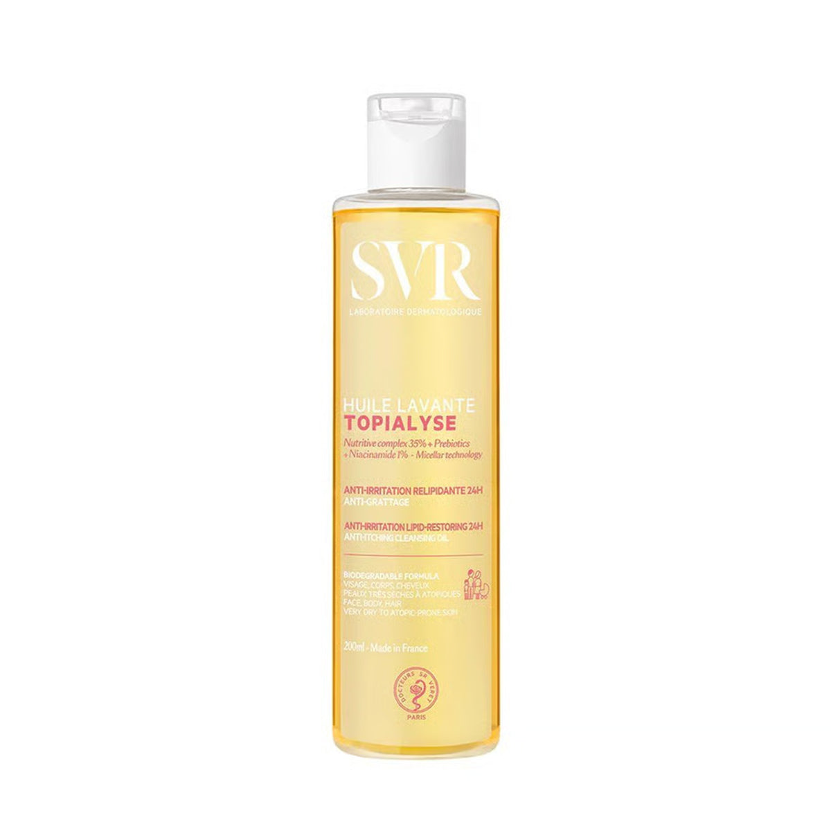 SVR Topialyse Micellar Cleansing Oil Niacinamide 1 Percent Omegas 3 6 9 200ml Health Boutique