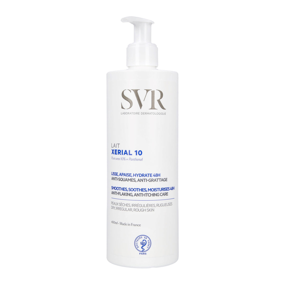 SVR Xerial 10 Lait Corps Urea 10 Percent Panthenol Body Lotion 400ml Health Boutique