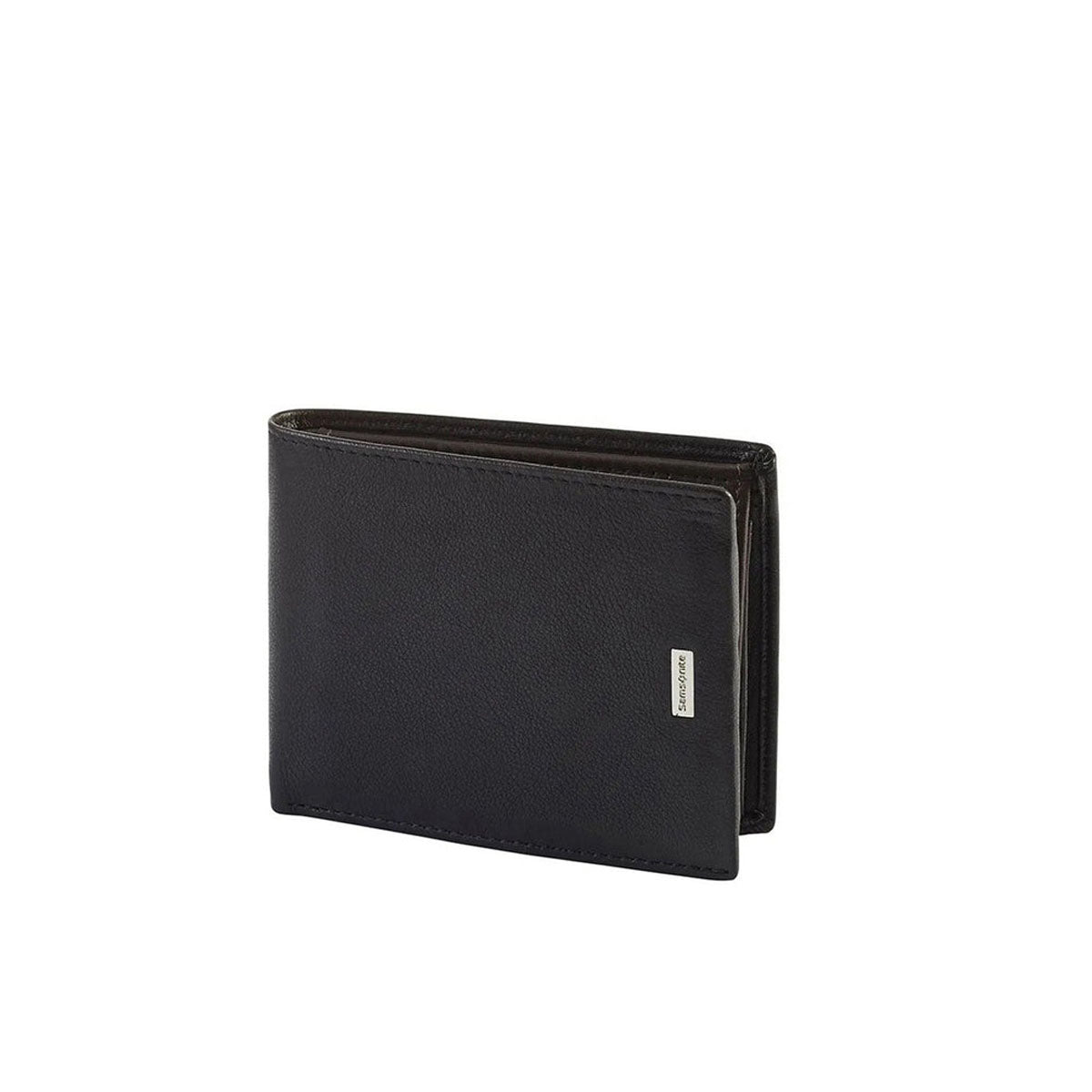 Samsonite NYX 3 SLG 039 Men's Slim Leather Bifold Wallet - Black