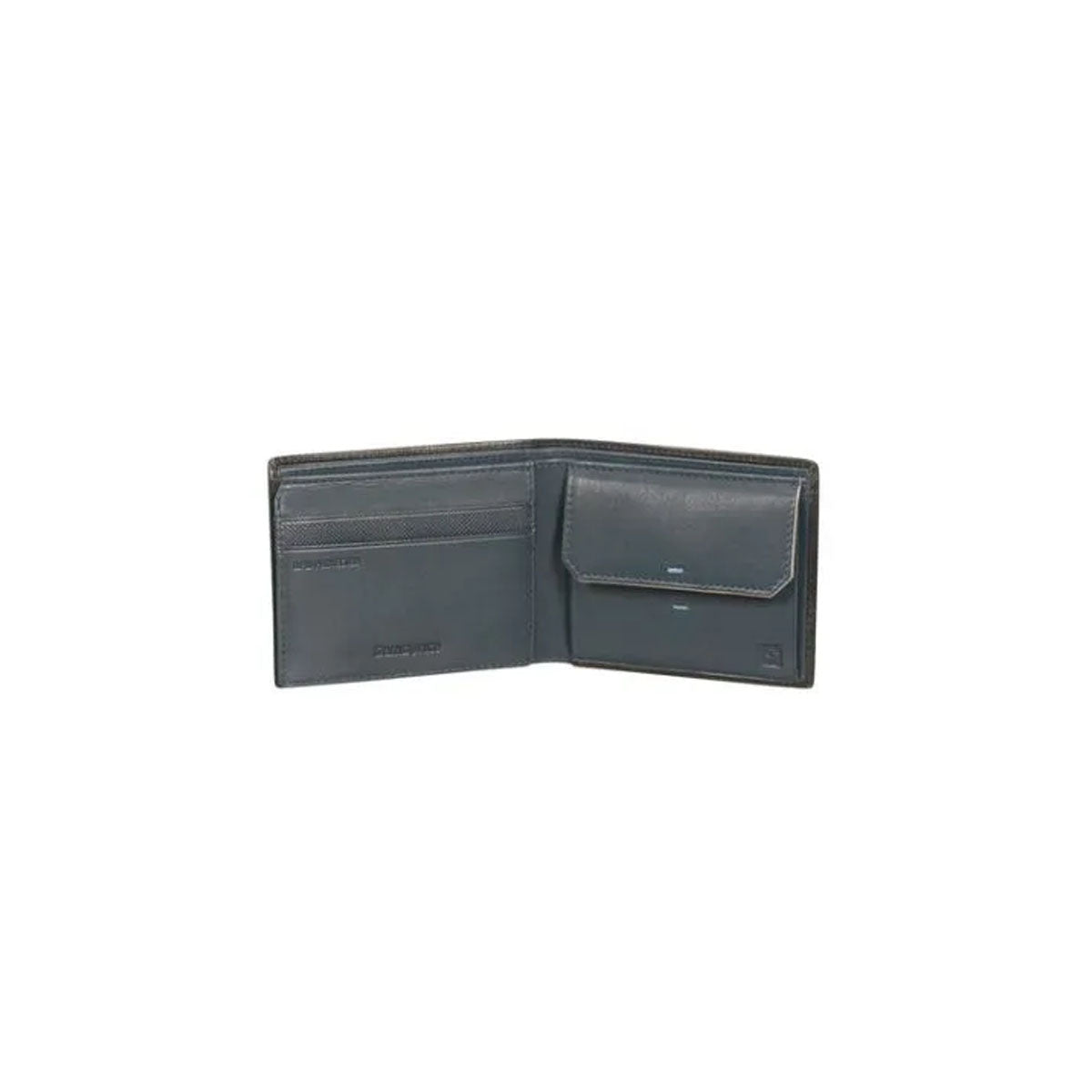 Samsonite Spectrolite SLG 021 Bi-Fold Leather Wallet - Black and Night Blue