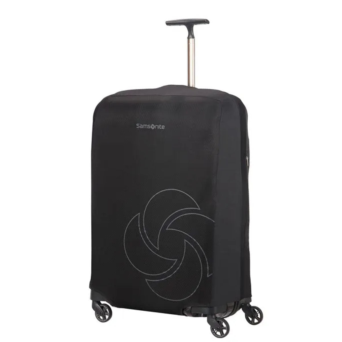 Samsonite Foldable Protective Luggage Cover - Durable Black Travel Accessory