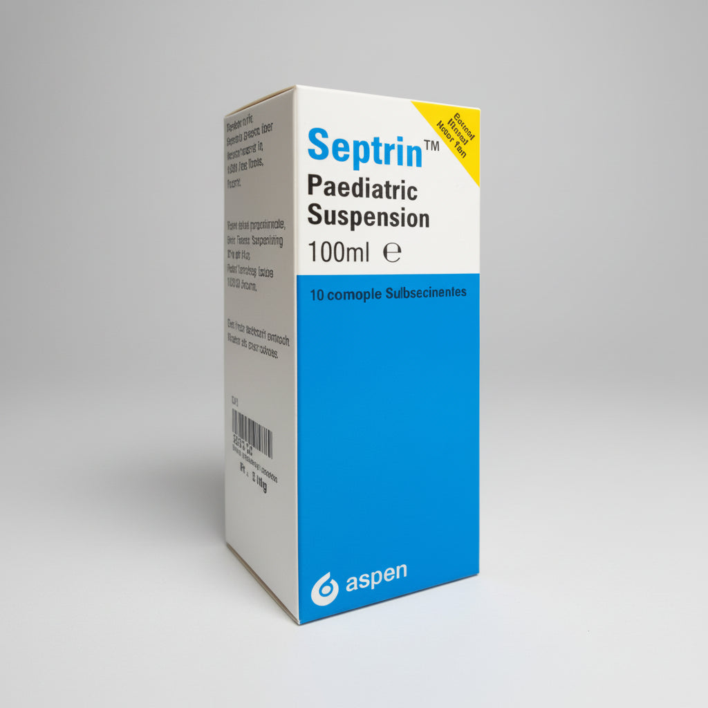 Septrin paediatric suspension 240 mg per 5 ml 100 ml co-trimoxazole antibiotic oral suspension for children