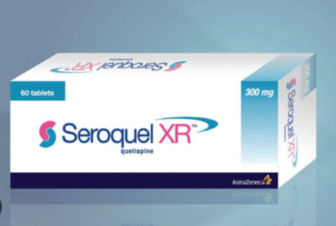 Seroquel 300 mg quetiapine prescription tablets 60 tablets