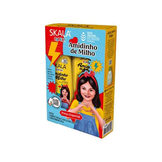 Skala Amido de Milho Shampoo and Conditioner 325ml Set – Vegan Corn Starch Haircare – Health Boutique JO