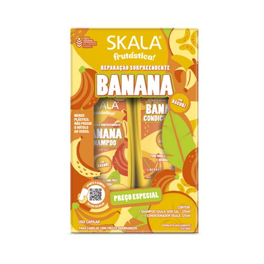 Skala Banana Shampoo and Conditioner 325ml Set – Vegan Haircare – Health Boutique JO