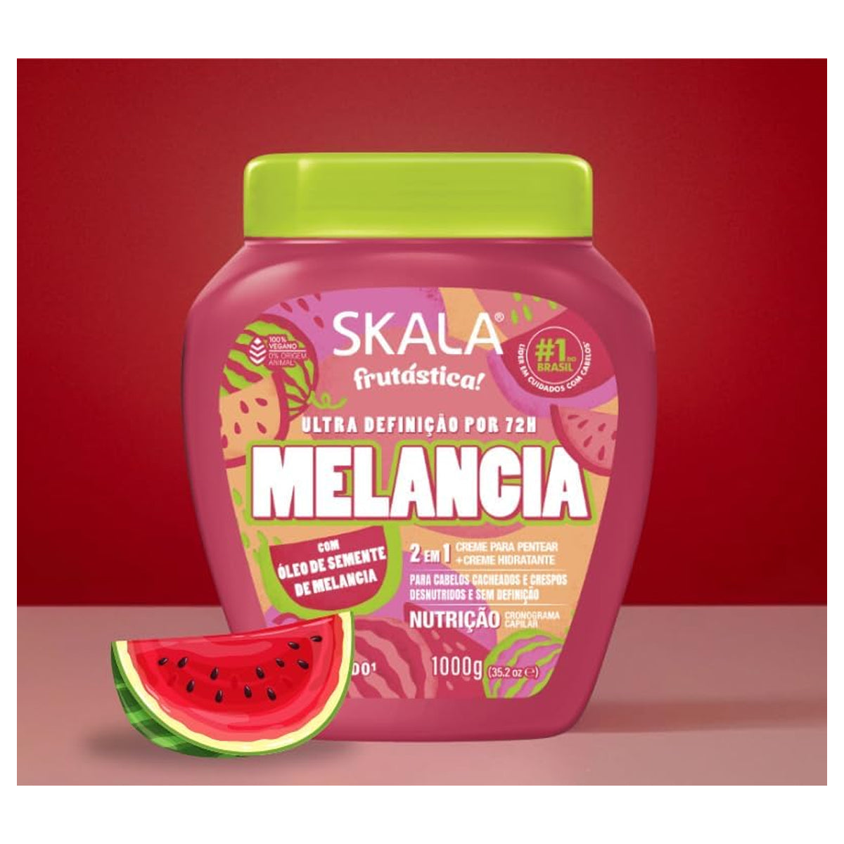 Skala Frutástica Melancia Treatment 2 in 1 Mask & Leave-in Conditioner 1000g