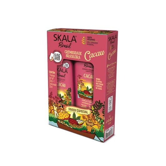 Skala Cacau Shampoo and Conditioner 325ml Set – Shine & Repair for Dry Hair – Health Boutique JO