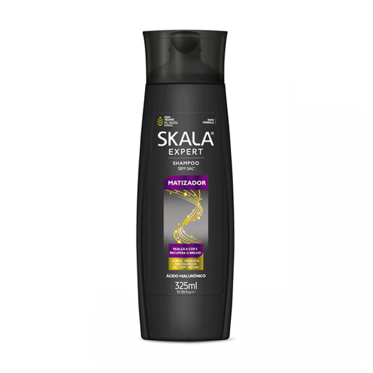 Skala Matizador Purple Shampoo 325 ml – anti‑brass toning shampoo for blonde and gray hair with moisturizing hyaluronic acid health boutique Jordan