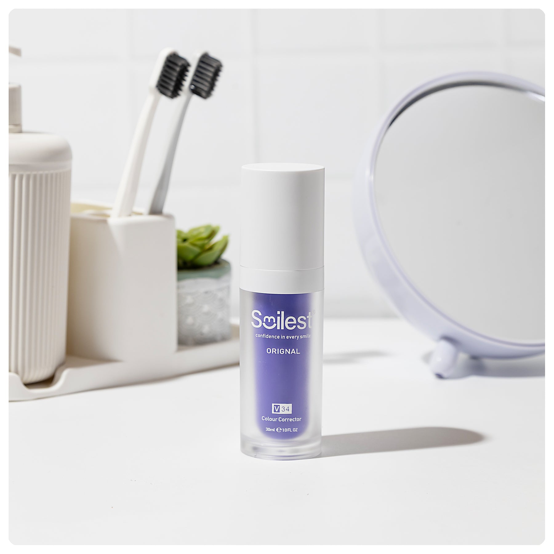 Smilest V34 Colour Corrector Tooth Whitening Serum Orignal- health boutique