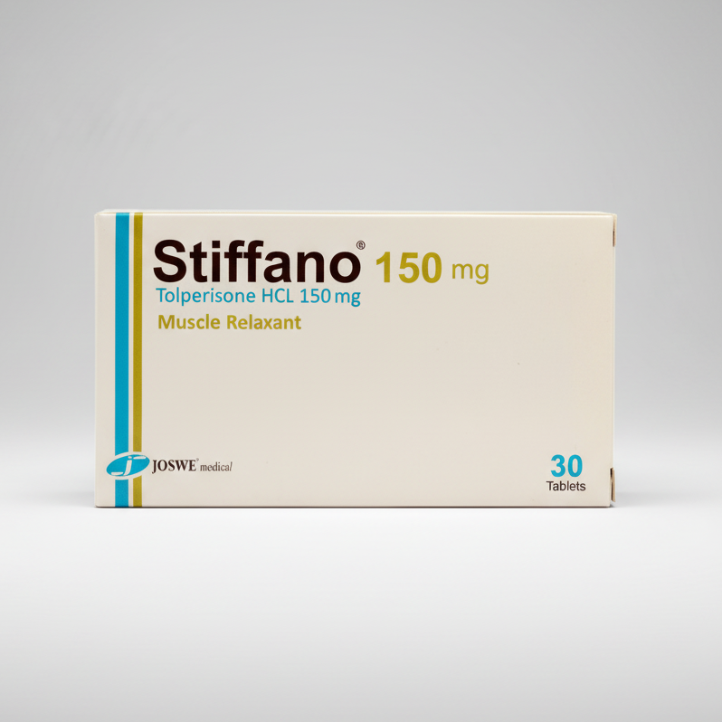 Stiffano® 150 Mg Tablets (30 Tablets) – Tolperisone Muscle Relaxant Therapy
