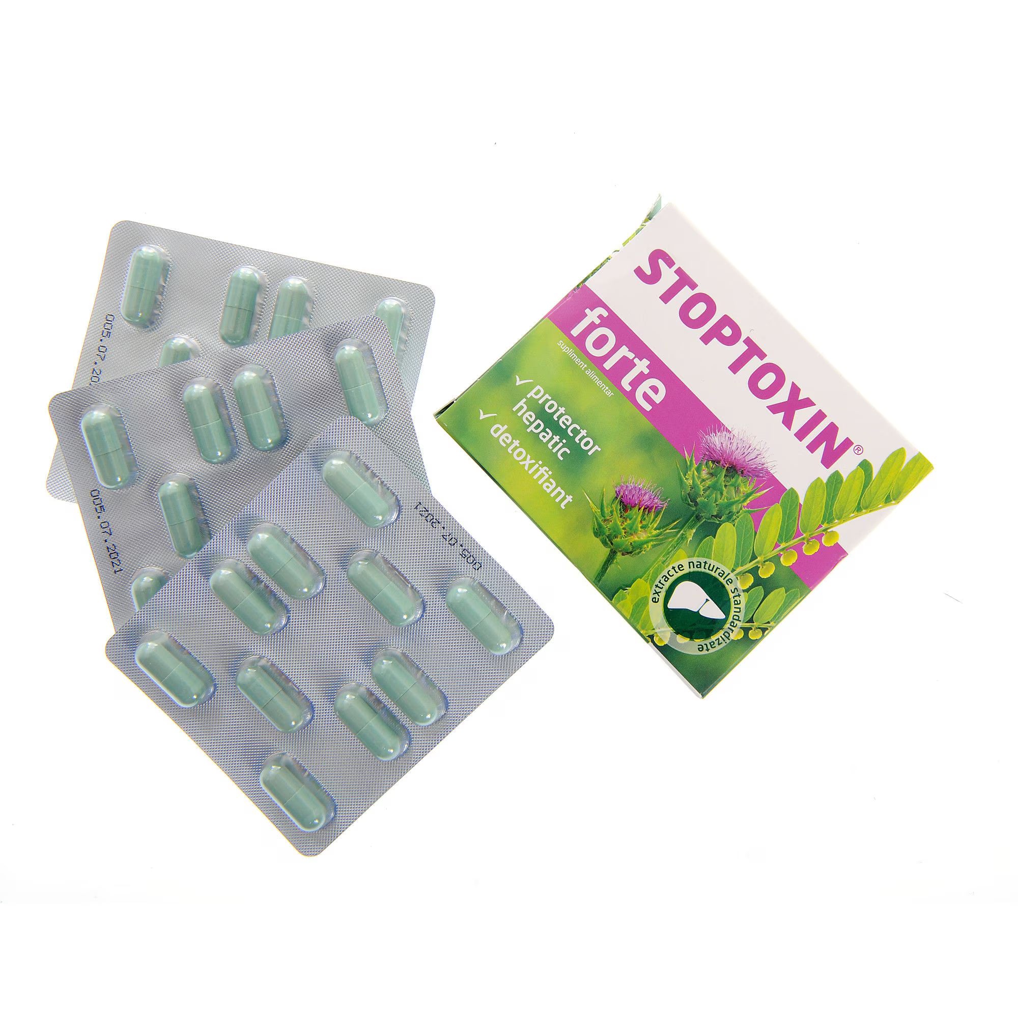 Stoptoxin Forte capsules milk thistle phyllanthus choline liver detox support liver function supplement Health Boutique