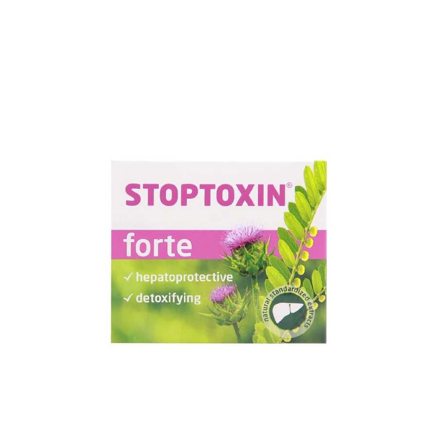 Stoptoxin Forte capsules milk thistle phyllanthus choline liver detox support liver function supplement Health Boutique