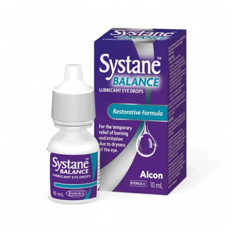 Systane Balance 0.6% eye drops 10 ml lipid dry eye relief bottle and box