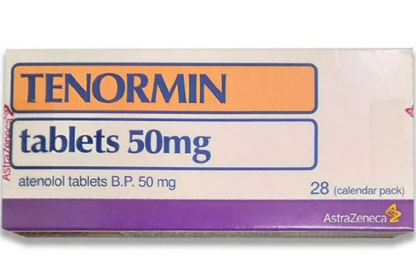 Tenormin 50 mg atenolol blood pressure tablets 28