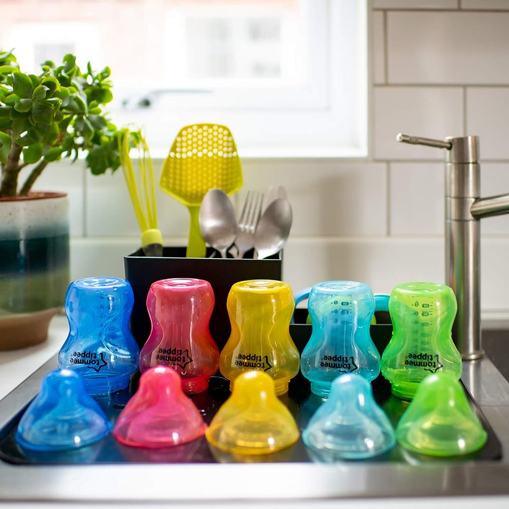 Tommee Tippee Closer To Nature 6x260ml Bright Colors