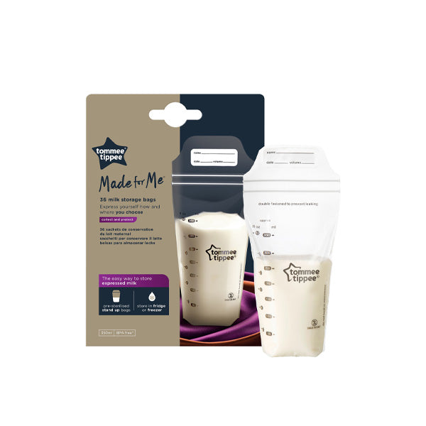 Tommee Tippee Made For Me Milk Storage Bags X36