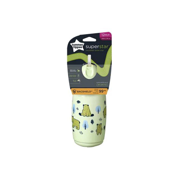 Tommee Tippee Superstar Insulated Straw Cup 266ml 12m+