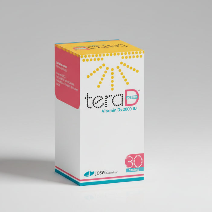 Tera-D® 2000 IU Tablets (30 Tablets) – Vitamin D3 Supplement Therapy