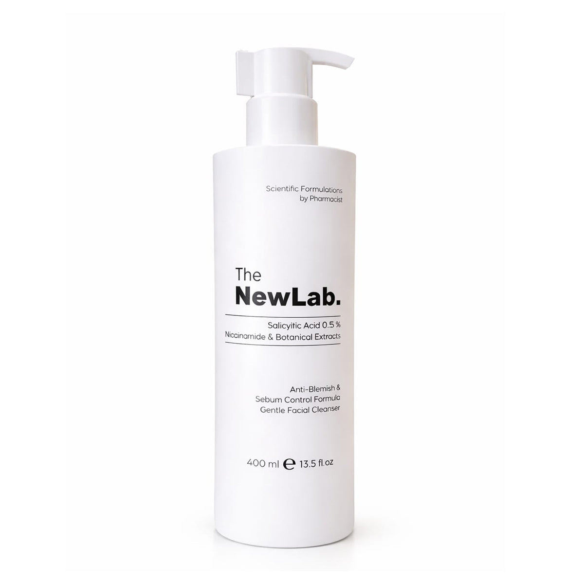 The NewLab Salicylic Acid 0.5% + Niacinamide + Botanical Extracts Cleansing Gel 400ml