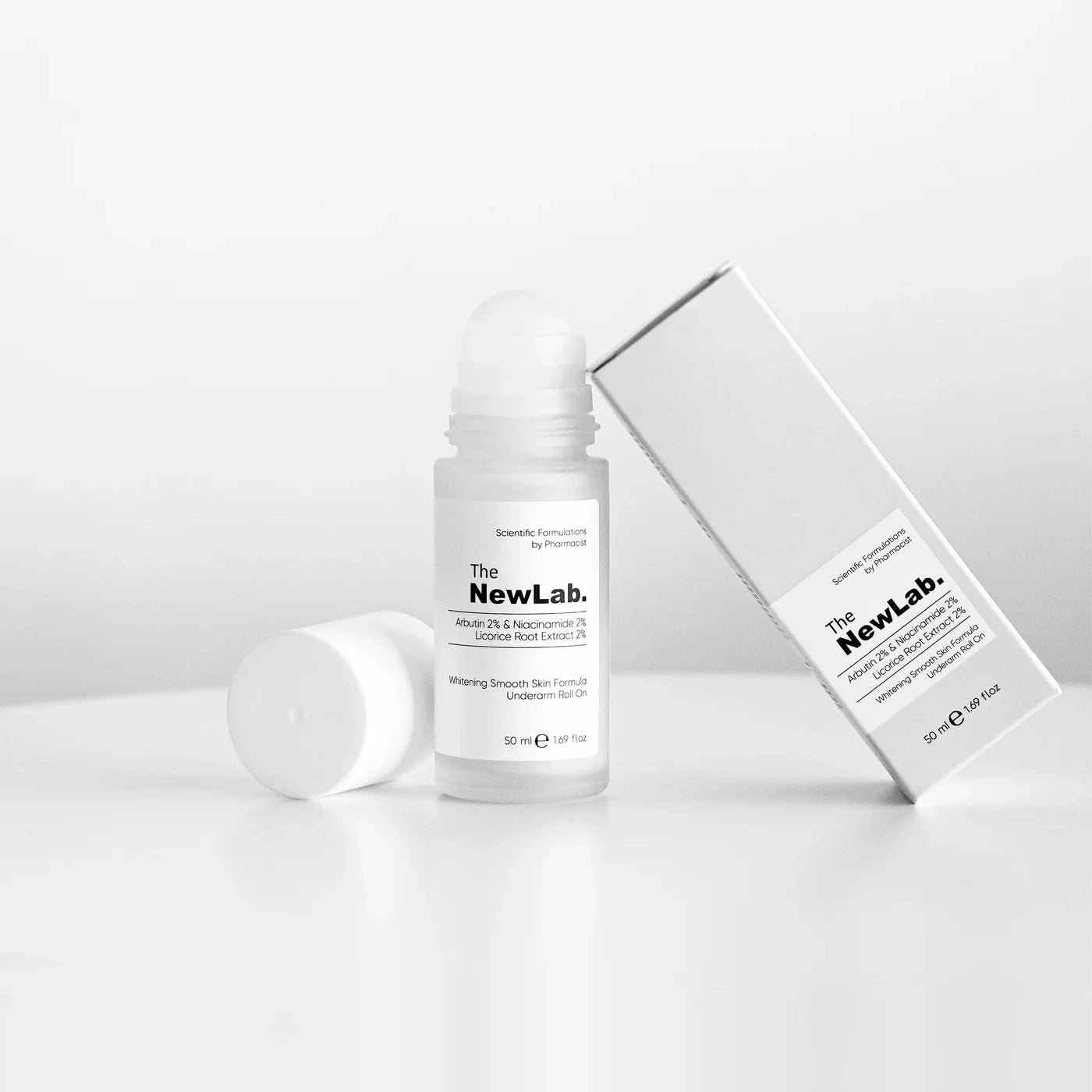 The NewLab Arbutin + Niacinamide + Licorice Extract Whitening Deodorant brightens underarm skin and controls odor 50 ml Health Boutique