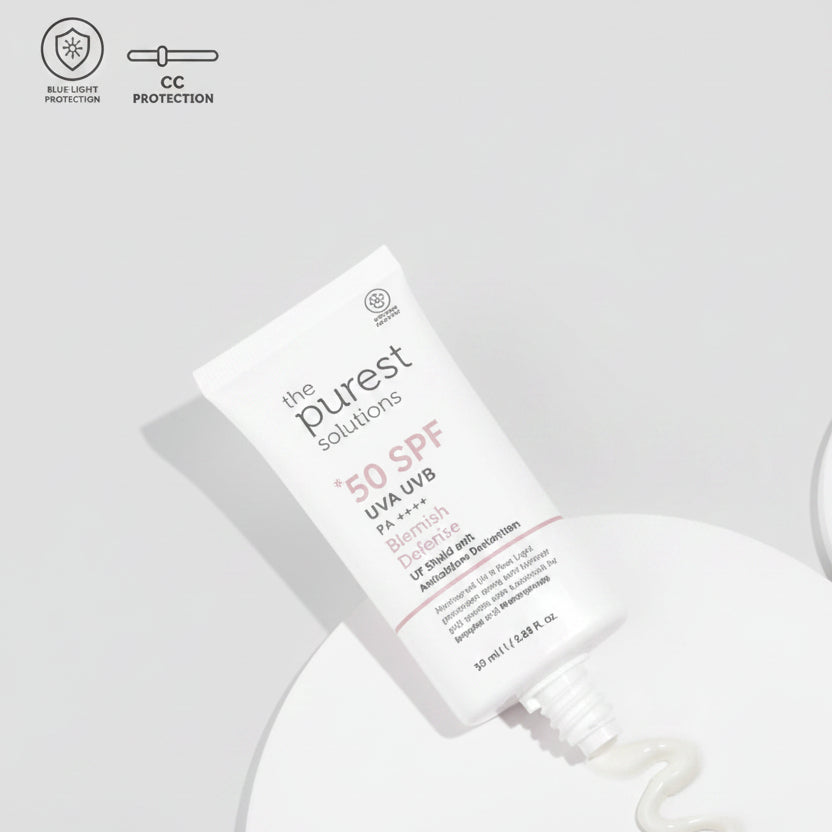 The Purest Solutions Blemish Defense SPF50+ facial sunscreen for blemish-prone skin 50ml Health Boutique
