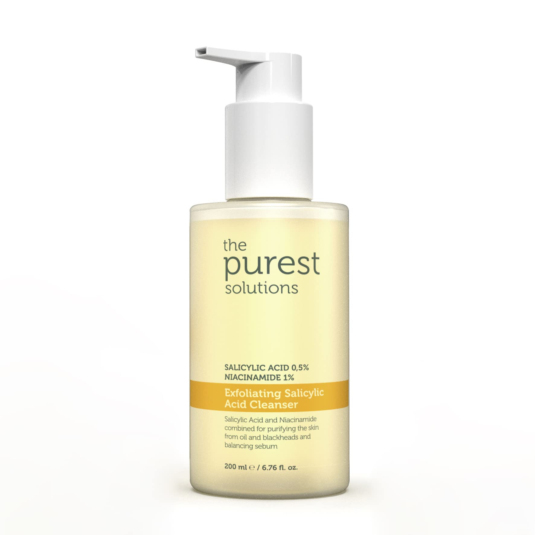 The Purest Solutions Exfoliating Salicylic Acid Cleanser pore cleansing face wash for oily skin 200ml Health Boutique