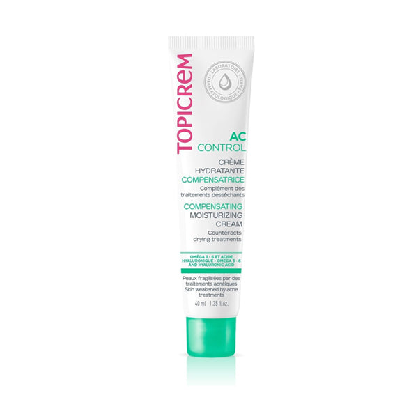Topicrem AC Compensating Moisturizing Cream 40ml acne-prone skin moisturizer Health Boutique